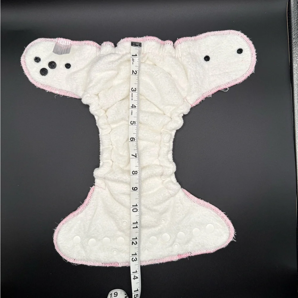 Sloomb Terry Happy Little Clouds Fitted Diaper